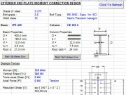 MC-Top Flush_Beam IPE400_Column HEA260_w_o stiff_w_o_ DP