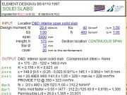 ELEMENT DESIGN to BS 8110:1997