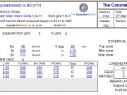 CONTINUOUS BEAM (Analysis & Design) to BS 8110:2005