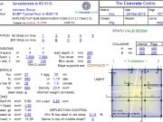 SIMPLIFIED FLAT SLAB DESIGN to BS 8110:2005 Cl 3.7.2.7 (Table 3.12)