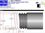 BOLT THREADS _Threads versus Strength of Bolt “EXHAUST STACK”