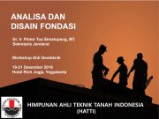 Analisa dan Disain Pondasi