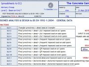 POST-TENSIONED ANALYSIS & DESIGN to BS EN 1992-1:2004 (Originated from TCC42.xls)