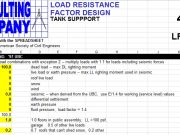 LOAD RESISTANCE FACTOR DESIGN_TANK SUPPPORT