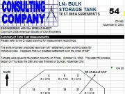 STORAGE TANK TEST MEASUREMENTS