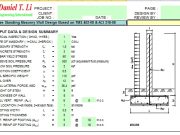 Free Standing Masonry Wall Design Based on TMS 402-08 & ACI 318-08