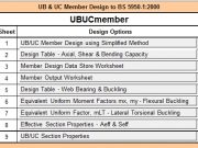 Revision History of UB & UC Member Design to BS 5950-1:2000