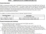 “BOEF” — BEAM ON ELASTIC FOUNDATION ANALYSIS