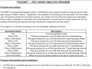“PILEGRP” — PILE GROUP ANALYSIS PROGRAM
