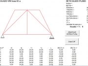 CALCULATION OF PLANE TRUSSES”RETICULADO VW truss 03 a”