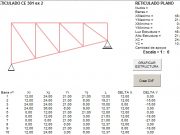 CALCULATION OF PLANE TRUSSES “RETICULADO CE 301 ex 2”