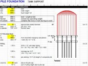 PILE FOUNDATION TANK SUPPORT
