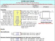 “IBC2009E” — IBC 2009 SEISMIC ANALYSIS PROGRAM