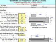 REINFORCING BAR DEVELOPMENT AND SPLICE LENGTHS Per ACI 318-05 Building Code – Chapters 12 and 21 For Low & High Seismic Risk Applications
