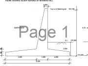 REVISED DESIGN OF RETAINING WALL FOR BRIDGE AT CHAINAGE 113.710 OF TAJ EXPRESSWAY