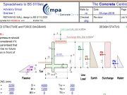 RETAINING WALL design to BS 8110:2005Originated from ‘RCC62.xls’ v 4.0