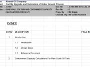 BUND WALLS DESIGN AND CONTAINMENT CAPACITY BUND WALLS DESIGN AND CONTAINMENT CAPACITY