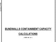BUND WALLS DESIGN AND CONTAINMENT CAPACITY CALCULATIONS FOR GC-21