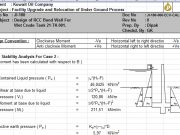 Design of RCC Bund Wall For Wet Crude Tank 21-TK-001 “Facility Upgrade and Relocation of Under Ground Process “