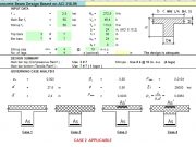 Concrete Beam Design Based on ACI 318-99