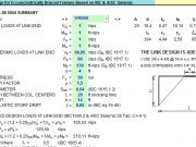 Seismic Design for Ecconcentrically Braced Frames Based on IBC & AISC Seismic