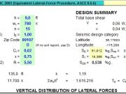 SEISMIC ANALYSIS BASED ON IBC 2003 (Equivalent Lateral-Force Procedure, ASCE 9.5.5)