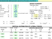 SEISMIC ANALYSIS BASED ON IBC 2000 (Equivalent Lateral-Force Procedure, Sec.1617.4)