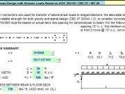 Composite Collector Beam Design with Seismic Loads Based on AISC 360-05 / CBC 07 / IBC 06