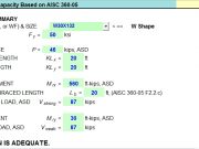 Tube, Pipe, or WF Member Capacity Based on AISC 360-05