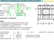 Metal Shear Wall with an Opening Based on AISI 2001, ER-5762 & ER-4943P