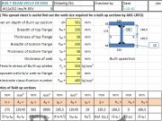 BUILT BEAM-WELD DESIGN (AISC-WELD-BUILT UP SECTION-FW)