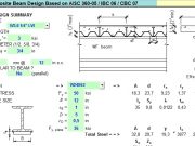Enhanced Composite Beam Design Based on AISC 360-05 / IBC 06 / CBC 07