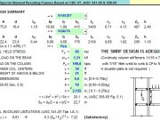 Seismic Design for Special Moment Resisting Frames Based on CBC 07, AISC 341-05 & 358-05