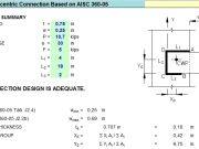 Weld Capacity of Eccentric Connection Based on AISC 360-05
