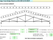 Light Gage Truss Design Based on AISI 2001 & ER-4943P