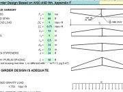 Web Tapered Girder Design Based on AISC-ASD 9th, Appendix F