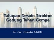 Tahapan Desain Struktur Gedung Tahan Gempa