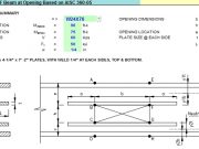 Check Capacity of WF Beam at Opening Based on AISC 360-05