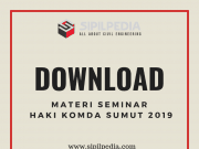 MATERI SEMINAR/WORKSHOP HAKI KOMDA SUMUT 2019