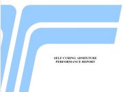 SELF CURING ADMIXTURE PERFORMANCE REPORT