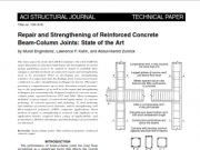 Concrete_Repair and Strengthening of Reinforced Concrete Beam-Column Joints: State of the Art