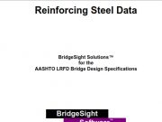 Concrete_Reinforcing Steel Data (BridgeSight Solutions™ for the AASHTO LRFD Bridge Design Specifications)