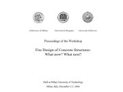 Concrete_Proceedings Milan Workshop – Fire design of concrete structures low res