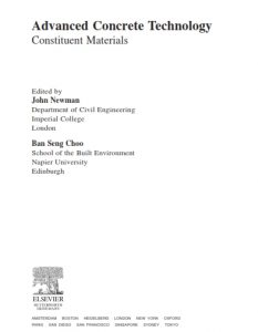 Concrete_Advanced Concrete Technology Constituent Materials | Sipilpedia