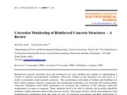 Concrete_Corrosion Monitoring of Reinforced Concrete Structures