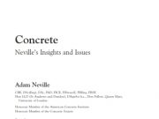 Concrete ” Neville’s Insights and Issues