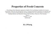 Concrete_Properties of Fresh Concrete