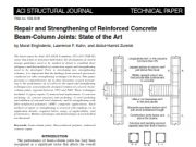 Concrete_Repair and Strengthening of Reinforced Concrete Beam-Column Joints: State of the Art