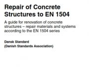 Concrete_Repair of Concrete Structures to EN 1504