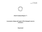 Concrete_Concrete Society : Draft on Assessment, design and repair of fire-damaged concrete structures
